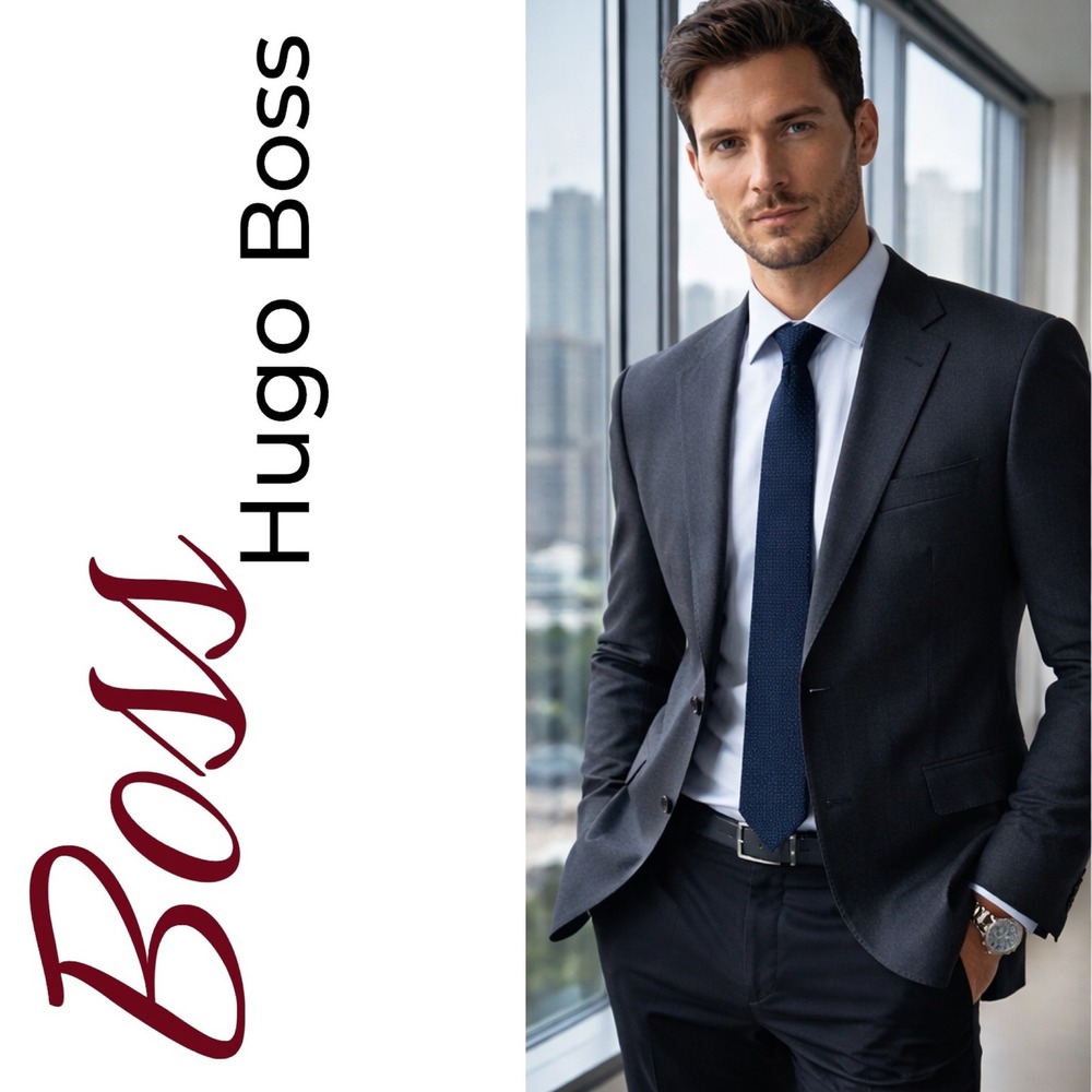Hugo‎ Boss Huge3 Genius2 Slim Fit Virgin Wool Blazer Jacket Charcoal 36S Mens